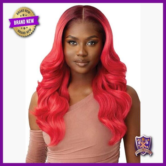 13x6 Lace Front Wig, Hand-Tied Synthetic Hair, Glueless Design main image 5